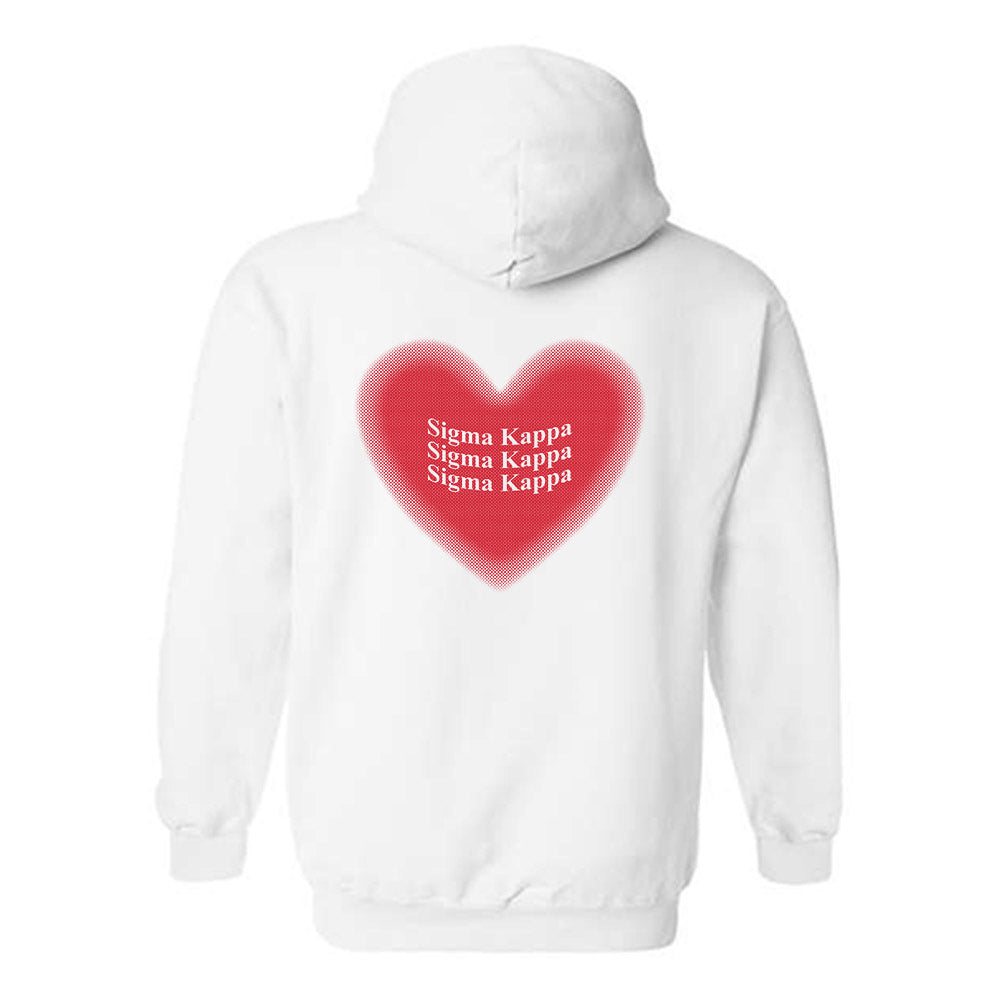 Red and white kappa hoodie hot sale