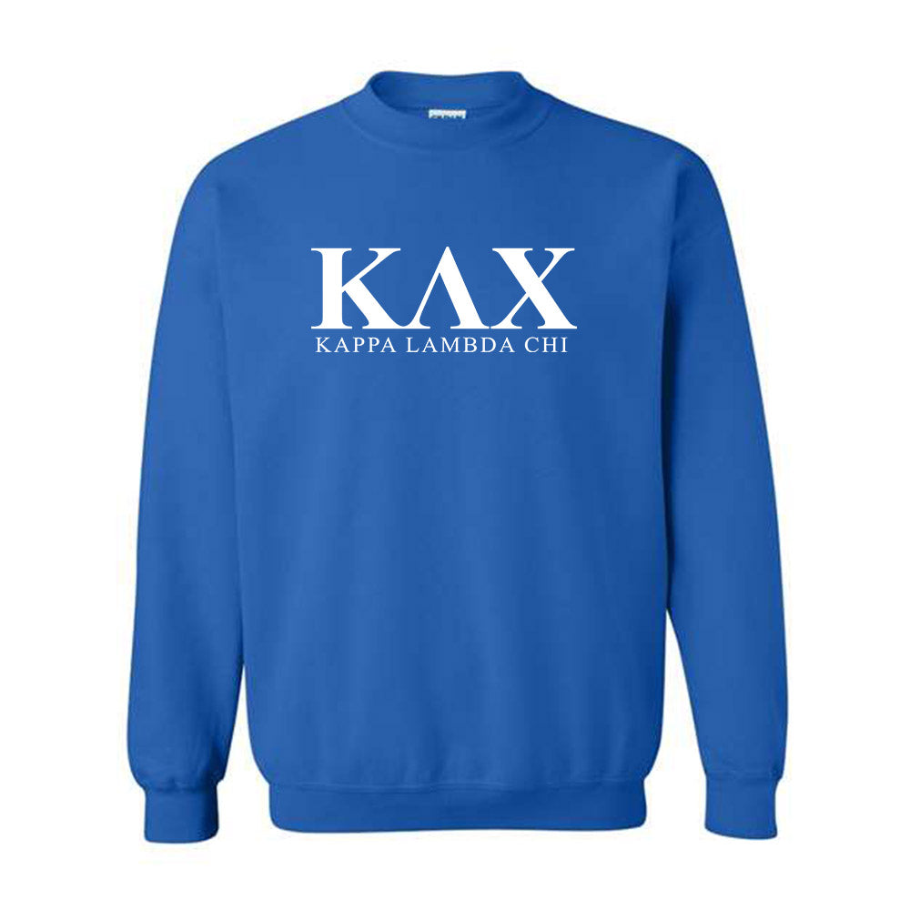 Kappa Lambda Chi Military Fraternity Greek Letters Sweatshirt – Greek House